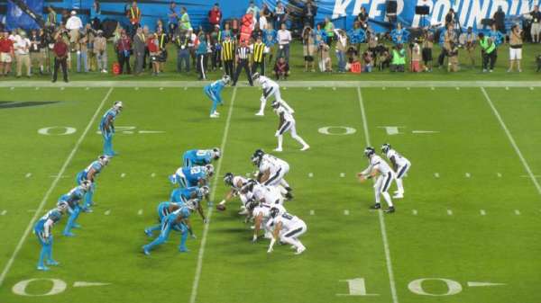 Bank of America Stadium, bloc: 313, rangée: 12, place: 8