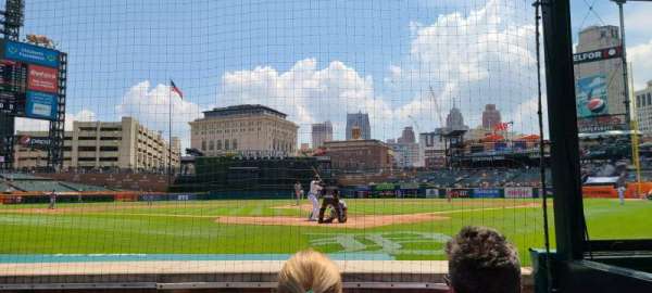 Comerica Park, bloc: 128, rangée: 3, place: 2
