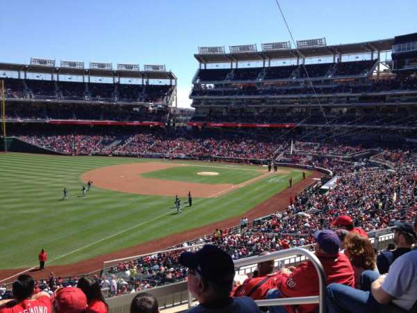 Nationals Park, bloc: 202, rangée: E, place: 3