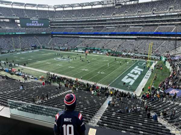 MetLife Stadium, bloc: 208, rangée: 3, place: 21