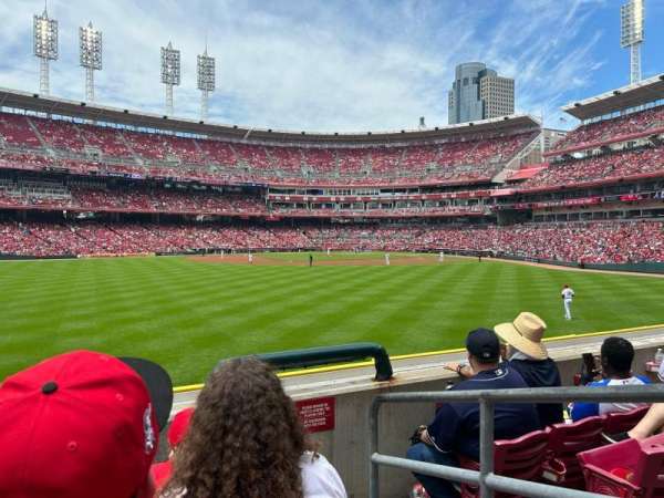 Great American Ball Park, bloc: 101, rangée: D, place: 2