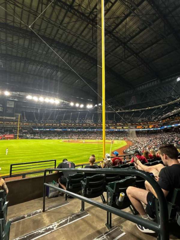 Chase Field, bloc: 138, rangée: 29, place: 1