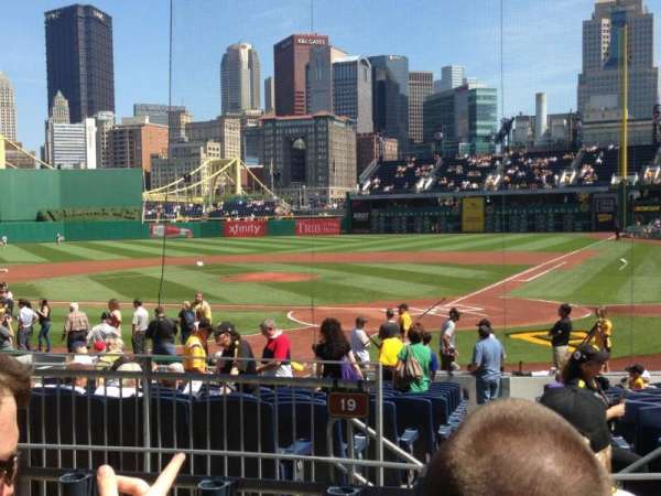 PNC Park, bloc: 119, rangée: D, place: 4