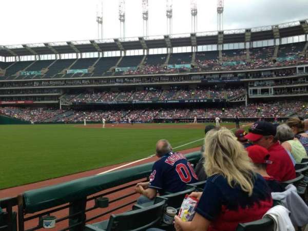 Progressive Field, bloc: 175, rangée: C, place: 1