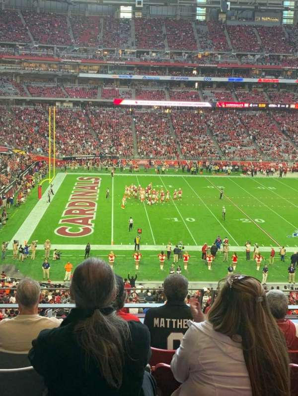 State Farm Stadium, bloc: 242, rangée: 6, place: 10
