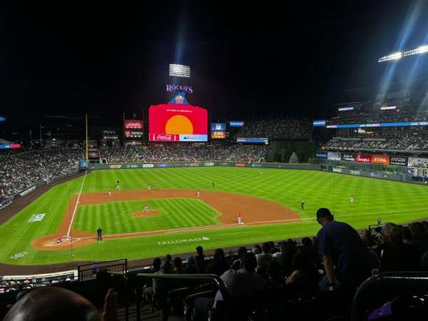 Coors Field, bloc: 226, rangée: 10, place: 1