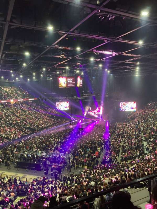 Accor Arena, bloc: Balcon B, rangée: 87, place: 09
