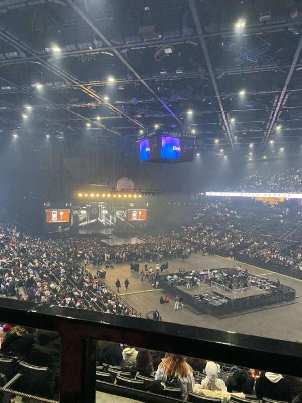 Accor Arena, bloc: balcon t, rangée: 81, place: 2