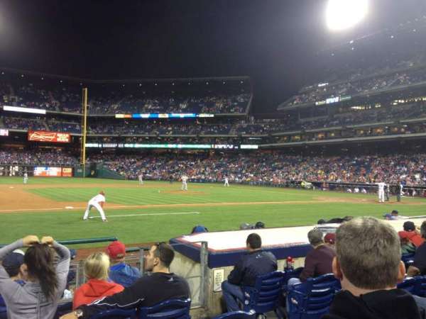 Citizens Bank Park, bloc: 132, rangée: 6, place: 4