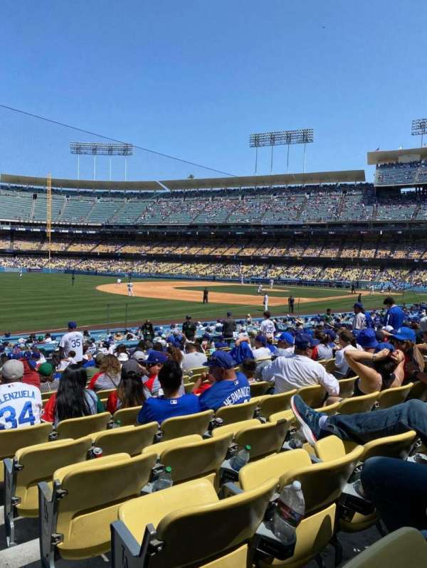 Dodger Stadium, bloc: 43FD, rangée: P, place: 1