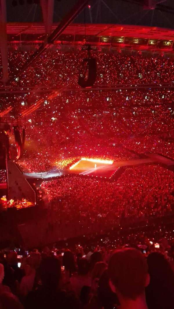 Wembley Stadium, bloc: 532, rangée: 30, place: 153