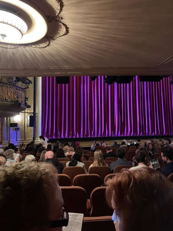 Music Box Theatre, bloc: Orchestra L, rangée: P, place: 11