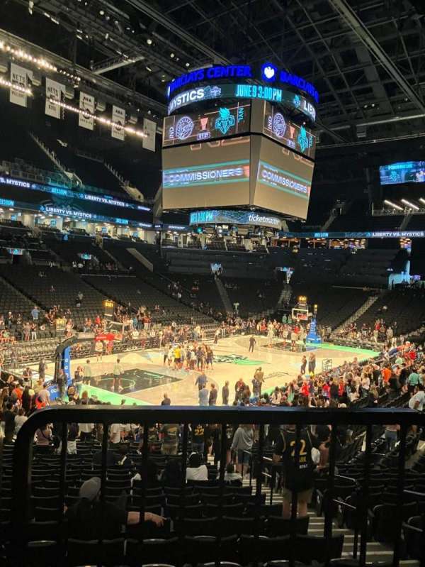 BARCLAYS CENTER, bloc: 13, rangée: 19W, place: 3