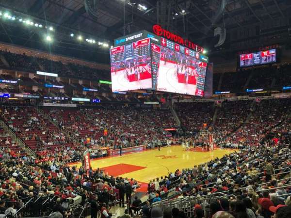 Toyota Center, bloc: 111, rangée: 24, place: 14