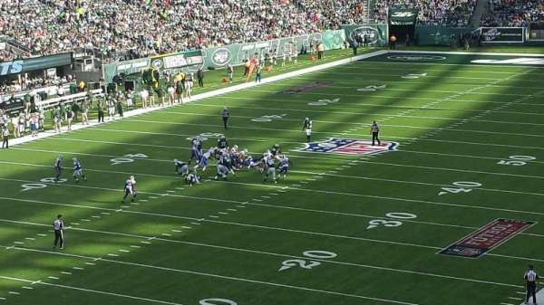 MetLife Stadium, bloc: 246A, rangée: 1, place: 18