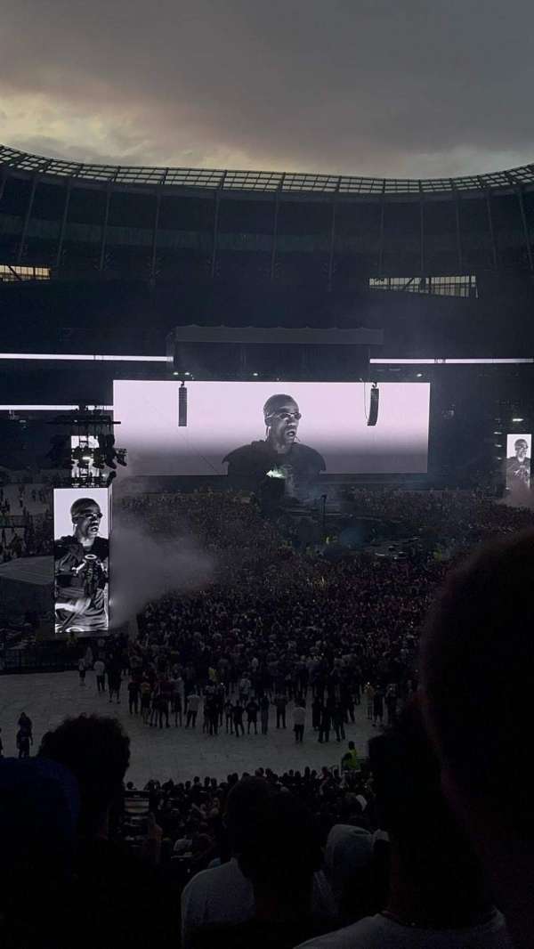 Tottenham Hotspur Stadium, bloc: 257, rangée: 38, place: 271