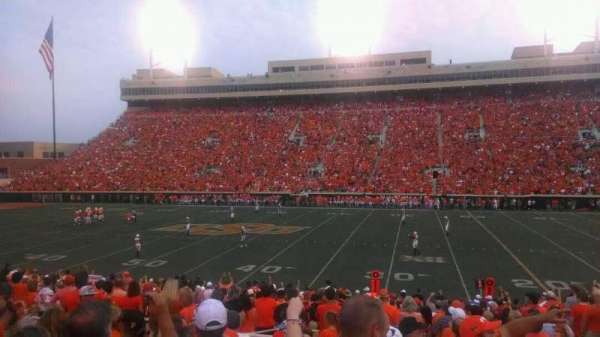 Boone Pickens Stadium, bloc: 134, rangée: 9, place: 33