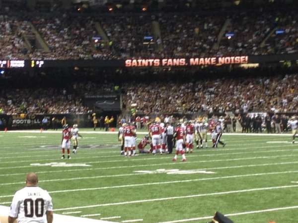 Caesars Superdome, bloc: 104, rangée: 2, place: 20