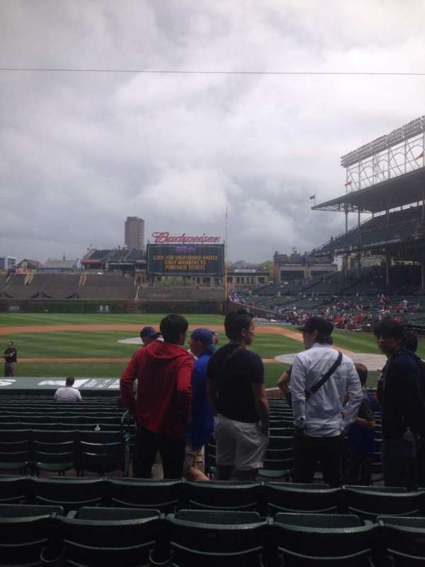Wrigley Field, bloc: 113, rangée: 5, place: 6