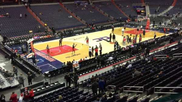 Capital One Arena, bloc: 226, rangée: A, place: 8