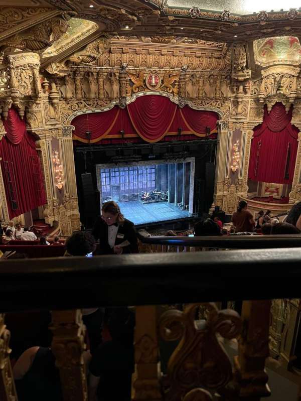 James M. Nederlander Theatre, bloc: Balcony L, rangée: P, place: 359