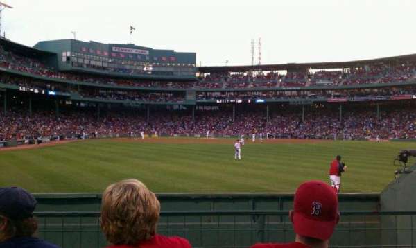 Fenway Park, bloc: Bleacher 42, rangée: 1, place: 14