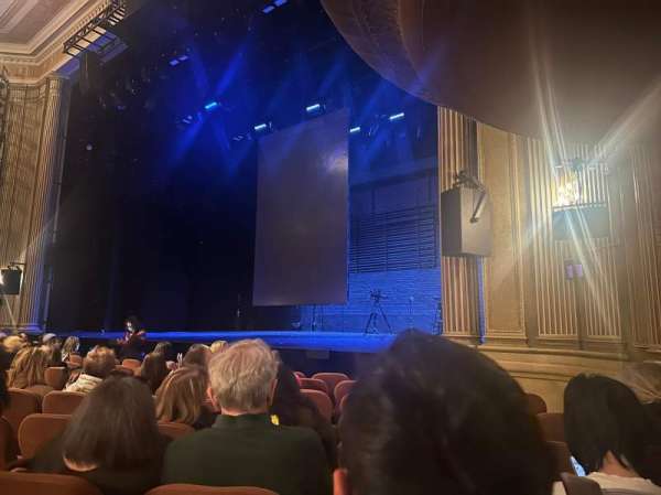 Music Box Theatre, bloc: Orchestra R, rangée: H, place: 20