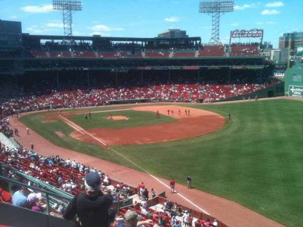 Fenway Park, bloc: Right Field Roof Deck Box 29, rangée: E, place: 8