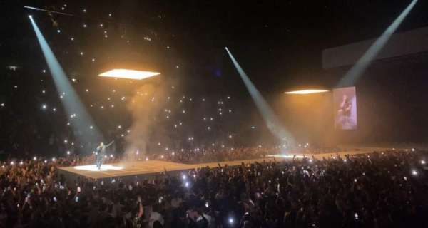 The O2, London, bloc: 111, rangée: G, place: 323