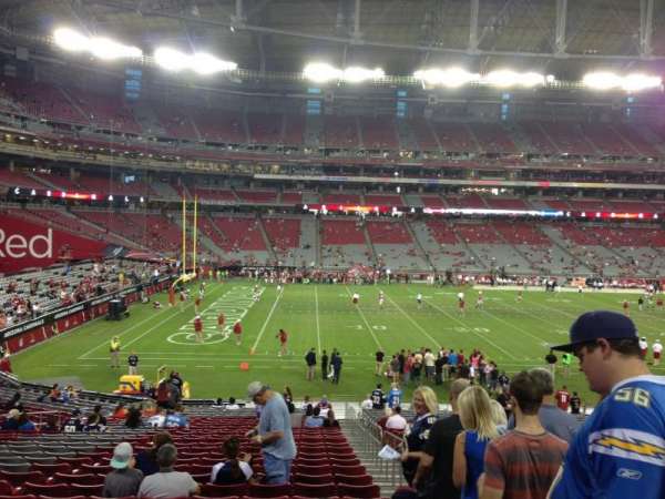 State Farm Stadium, bloc: 134, rangée: 30, place: 1