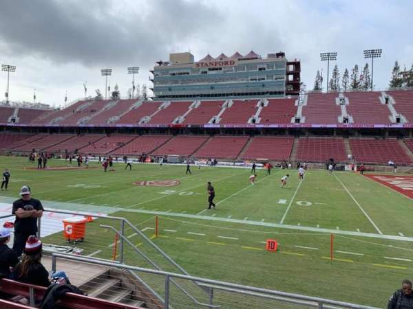 Stanford Stadium, bloc: 130, rangée: F, place: 15
