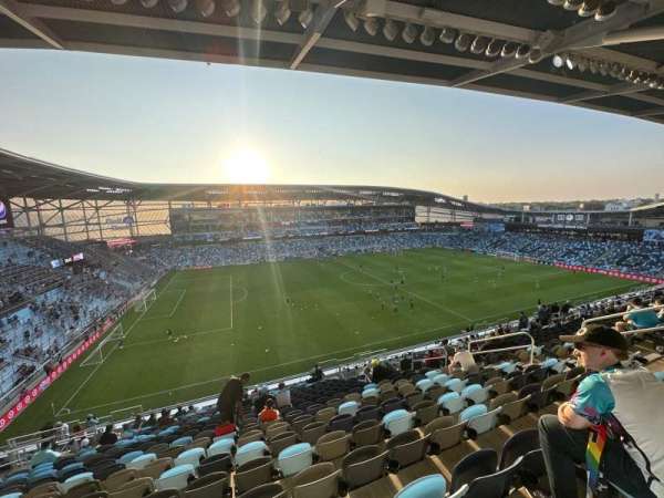 Allianz Field, bloc: 116, rangée: 18, place: 12