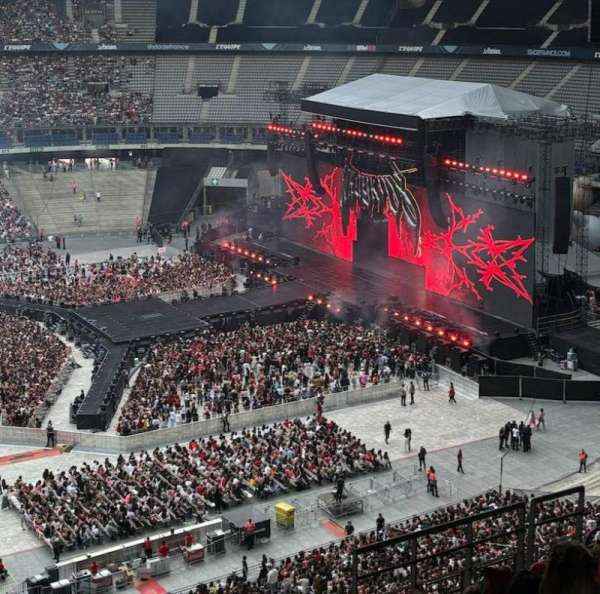 Stade de France, bloc: G1, rangée: 76, place: 01