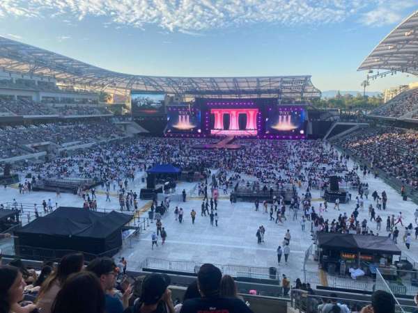 BMO Stadium, bloc: 221, rangée: J, place: 5