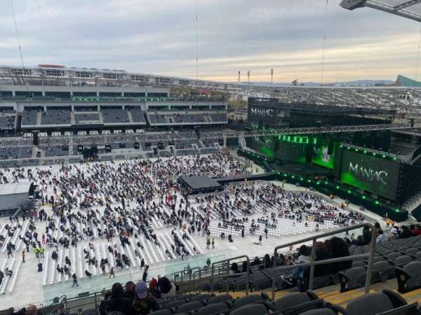 BMO Stadium, bloc: 213, rangée: CC, place: 3