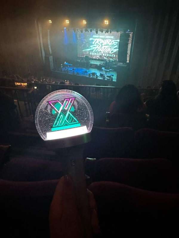 The Wiltern, bloc: Mezzanine R, rangée: D, place: 4