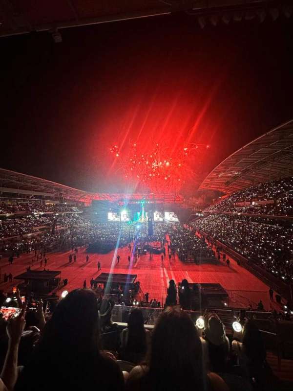 BMO Stadium, bloc: 221, rangée: H, place: 3