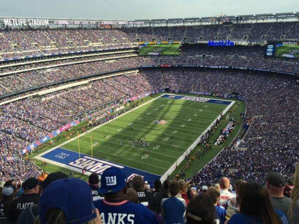 MetLife Stadium, bloc: 347, rangée: 23, place: 13