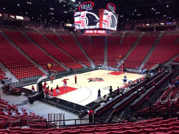 Viejas Arena, bloc: N, rangée: 19, place: 14