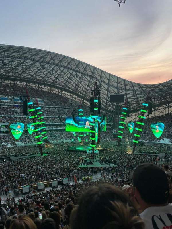 Stade Vélodrome, bloc: Ganay A, rangée: 51, place: 1