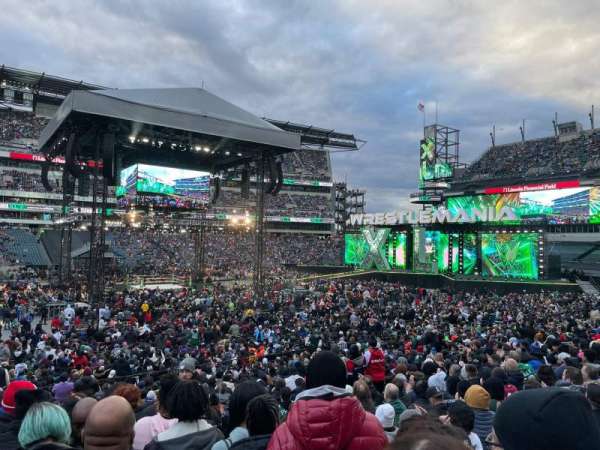 Lincoln Financial Field, bloc: 118, rangée: 20, place: 1