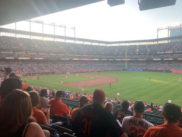 Oriole Park at Camden Yards, bloc: 11, rangée: 5