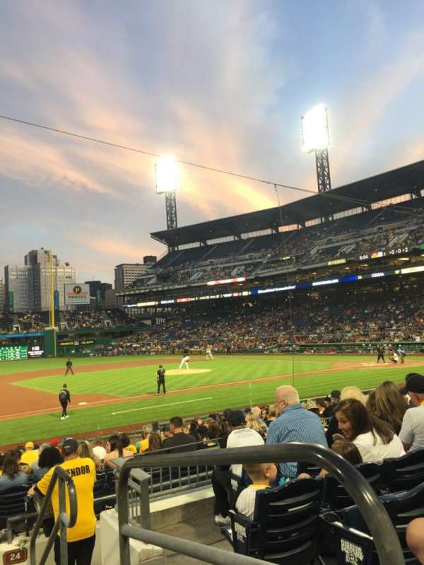 PNC Park, bloc: 125, rangée: F, place: 1