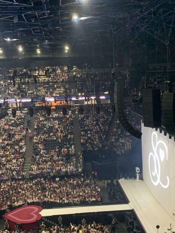 Accor Arena, bloc: Balcon G, rangée: 88, place: 4