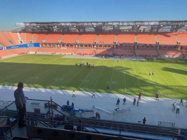 Shell Energy Stadium, bloc: 206a, rangée: e, place: 9