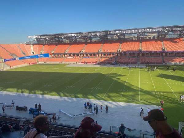 Shell Energy Stadium, bloc: 205, rangée: l, place: 1