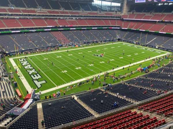 NRG Stadium, bloc: 513, rangée: g, place: 11