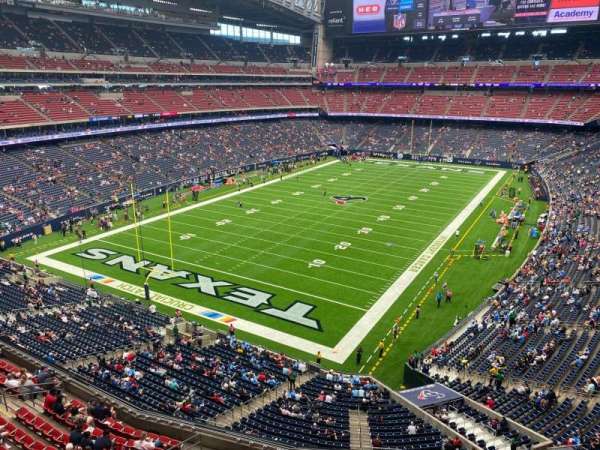 NRG Stadium, bloc: 534, rangée: a, place: 10