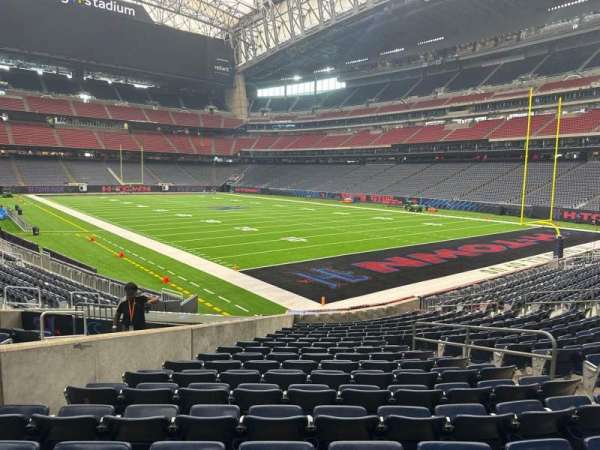 NRG Stadium, bloc: 120, rangée: s, place: 8