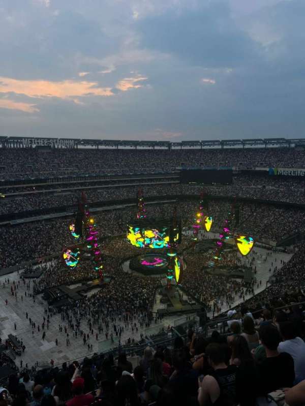 MetLife Stadium, bloc: 319, rangée: 20, place: 10